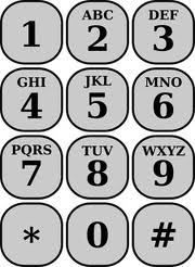Typical Alpha- Numeric Keypad